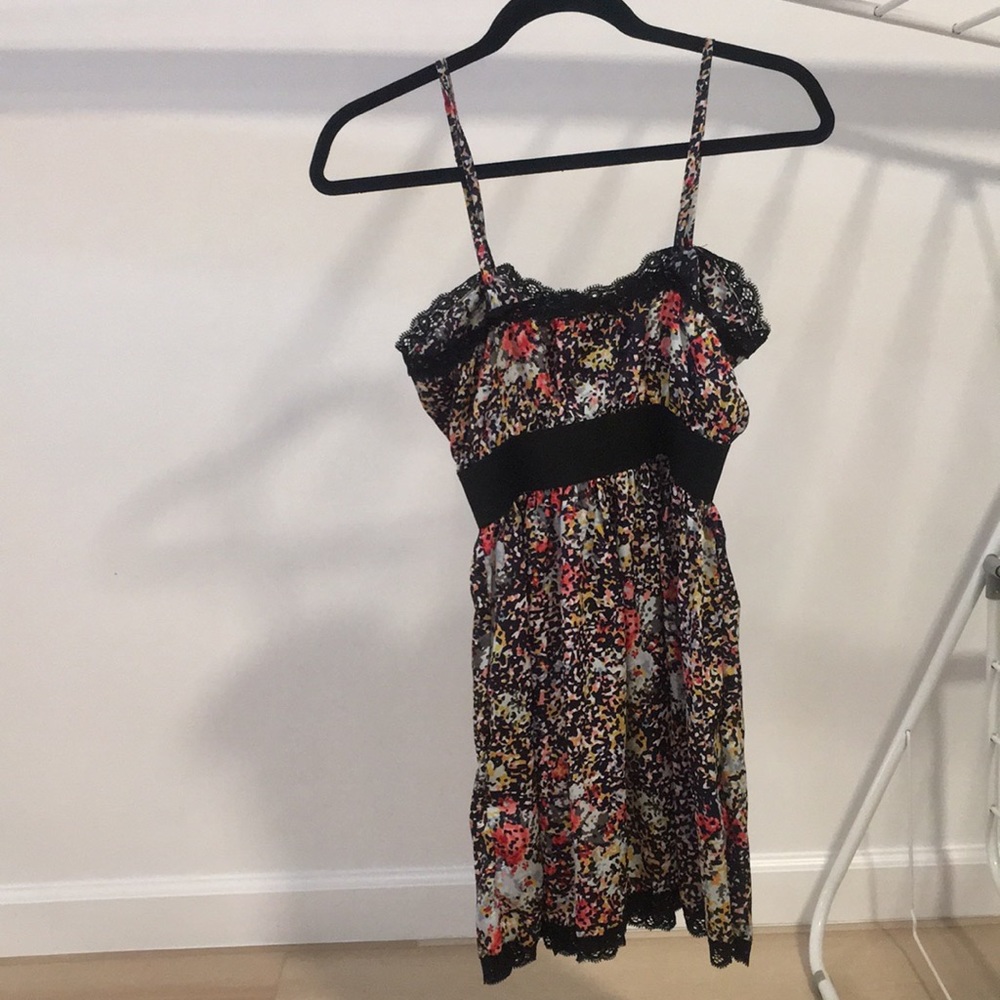 Forever 21 Size S Print Dress with Back Zipper